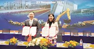 LVTC, Liugong and Panyapiwat Institute of Management held an online signing ceremony